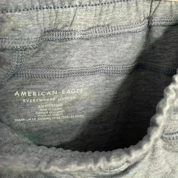 American Eagle Blue High Waist Drawstring Joggers NWT XXL - Picture 6 of 8